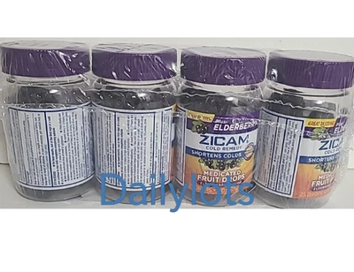 Zicam Remedio para el Frío Mediano Frutas Gomitas Natural Saúco 100ct Stock Antiguo Foto 1 de 2