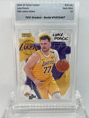 2024-25 Panini Instantáneo Luka Doncic Lakers Debut TCC Graduado Gema Como Nuevo 10 Foto 1 de 3
