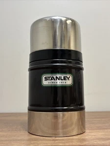 Stanley Thermos, Vintage, EN12546-1 Black & SS Thermos w Cup Top, 17 oz. - 1.5 L - Picture 1 of 16