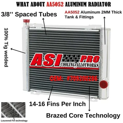 Radiador de 2 núcleos Can Am Outlander & Renegade 450/500/650/800/1000 2012-2019 Foto 1 de 4