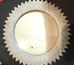 Sunburst Photo Frame- Silver Tone - Picture 1 of 2