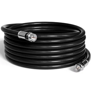 Coaxial Cable, 100 FT, Indoor/Outdoor, High Speed Internet, Satellite Extensi... - Zdjęcie 1 z 7