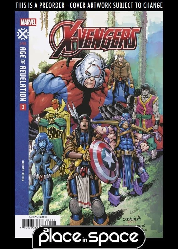 (WK52) X-VENGERS #3C SERGIO DAVILA VARIANT [AOR] - PREORDER DEC 24TH