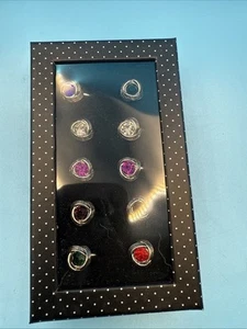 Nuevo Anillo Juvenil Paparazzi 10 Piezas Caja Regalo Multicolor 14 Años en adelante - Imagen 1 de 3