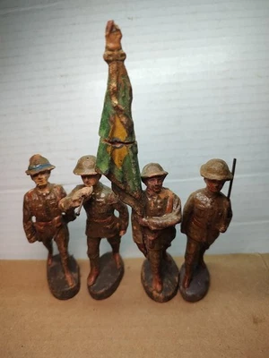 Soldados de juguete Elastolin 5" de alto Primera Guerra Mundial Foto 1 de 2