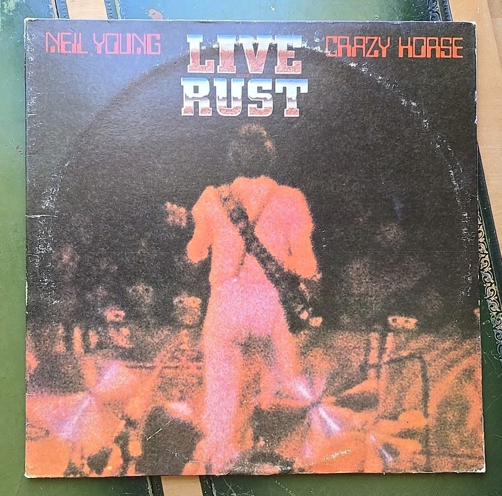 1979 Neil Young & Crazy Horse Live Rust 2 Record Set 12