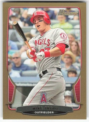 Bowman #121 Mike Trout 2013 béisbol Los Angeles Angels Foto 1 de 2