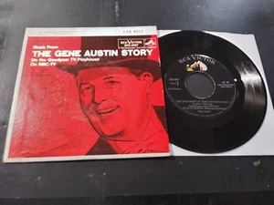 Music From The Gene Austin Story VG++ RCA Victor 45 EP Record & Pic Sleeve 1957 - Bild 1 von 5
