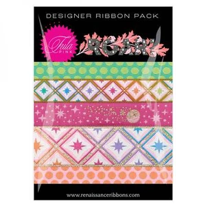 Roar Blush Designer Ribbon Pack von Tula Pink für Renaissance Ribbons - Bild 1 von 2