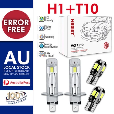 2x H1 LED Headlight Globes 6000LM Fit Mazda 323 Astina 1995-1997 MX-6 1991-1997 - image 1 of 4