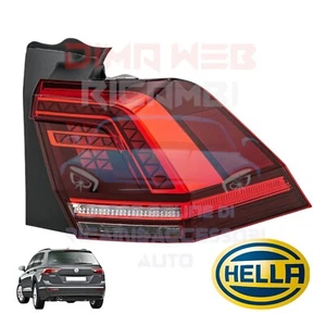 FANALE STOP POSTERIORE DX VOLKSWAGEN TIGUAN DAL 2016 AL 2020 A LED ROSSO SCURO - Imagen 1 de 3