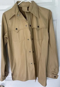 Lonestar 30-06 Vintage Cowboy Leather Jacket Lightweight Button Womens Size 16 - Picture 1 of 16