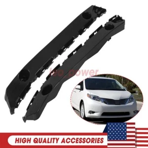 Fit For 2011-2020 Toyota Sienna Front Bumper Cover Retainer Brackets Pair - Picture 1 of 24