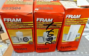 (3) Fram CS3504 Fuel Filters 33792 F73008 L2020FN FF1235 FS20202 P922020 [C7S2 - Picture 1 of 4