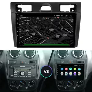 9'' Android 10.1 1+16GB Stereo Radio GPS Navigation For Ford Fiesta MK5 2002-08 - Picture 1 of 12