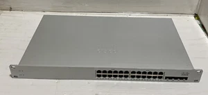 Cisco Meraki-MS220-24P-HW Unclaimed Cloud Managed Switch- 24-Port, POE - Picture 1 of 7