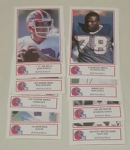 1987 police team set including 1st BUFFALO BILLS cards of MARV LEVY & JIM KELLY - Picture 1 of 3