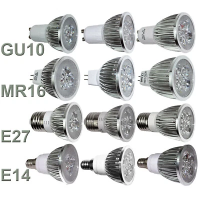 1-10X Dimmable LED Spotlight Bulbs GU10 MR16 E27 E14 9W 12W 15W Lamp 110V 220V K - Image 1 of 4