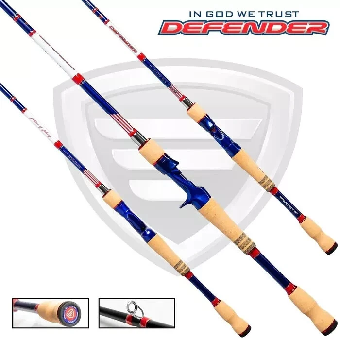 Favorite Fishing Defender 7'4" Medium Heavy Fast Casting Fishing Rod ~ NEW - Image 1 of 1