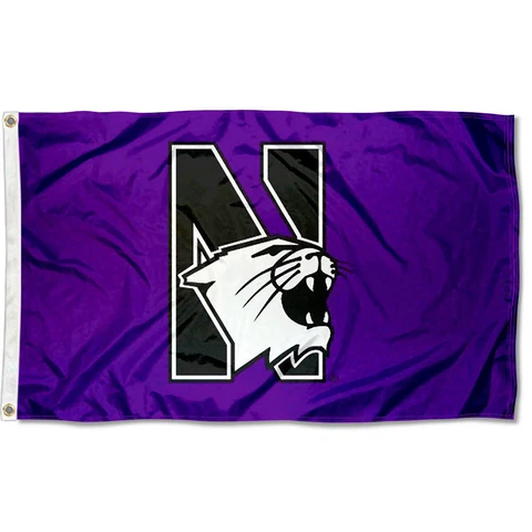 Northwestern Wildcats Flag Large 3x5 Cover