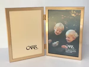 Marcos de fotos plegables vintage CARR Coppertone -para fotos de 5""x7"" - mesa o pared - Imagen 1 de 4