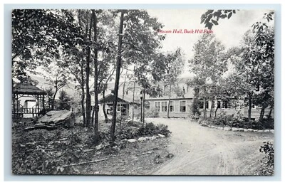 Postcard Griscom Hall Buck Hill Falls Poconos Mountains Pennsylvania - Image 1 of 2