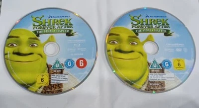SHREK FOREVER AFTER THE FINAL CHAPTER BLU-RAY + DVD NEW DISCS ONLY NO CASE  - Image 1 of 3