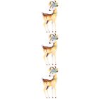  3pcs Cartoon Deer Brooch Clothes Lapel Pin Badge Lovely Corsage Accessory for