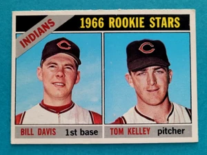 1966 Topps #44 Cleveland Indians Rookie Stars Baseball Card EX - Picture 1 of 2