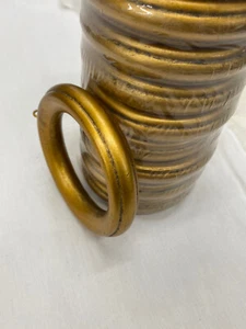 Gold Rings For 3” Wood Pole for Window Drapes Pack Of 10 - Picture 1 of 6