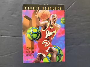 1995-1996 Crunchers Basketballkarte #25 von 25 MOOKIE BLAYLOCK Reifen Skybox Falken - Bild 1 von 1
