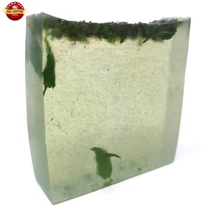 FRESH MINT ALMOND OIL GLYCERIN SOAP BAR by H&B Oils Center HANDMADE ALL NATURAL - Picture 1 of 12