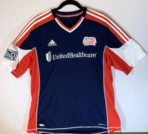 MLS New England Revolution 2011 Adidas Benny Feilhaber Soccer Jersey Men’s XL Cover