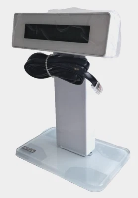 4POS CDV-60 Eye-Display Kassendisplay Kundendisplay langer Fuß  weiß - Bild 1 von 4