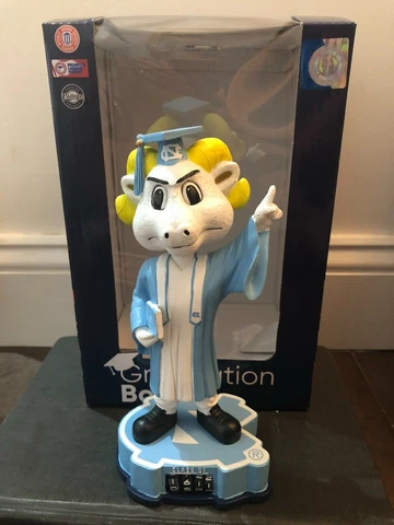 Rameses UNC North Carolina Mascot Graduation Graduate Bobblehead NCAA Cover