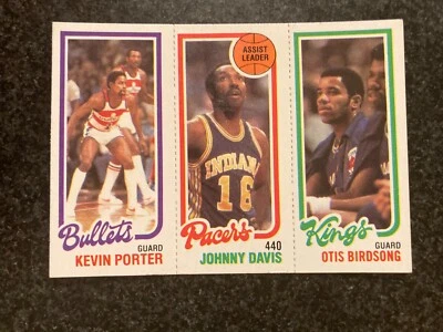 1980-81 Topps #86  Kevin Porter Johnny Davis Otis Birdsong #125-114-250 B10 - Image 1 of 2