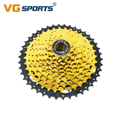VG Deportes 10 Velocidades 11-42T Cassette Dorado Volante MTB Bicicleta Pieza Ajuste Sram Shimano Foto 1 de 4