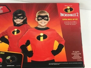 Incredibles 2 Super Dress up Set - New Jakks (2018) Fits Sizes 4-6X - Picture 1 of 5