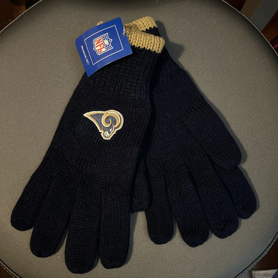 GUANTES NUEVOS CON ETIQUETAS LOS ANGELES RAMS PARA HOMBRE GRANDES Foto 1 de 1