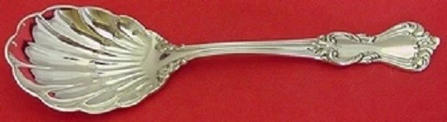 Tigela Marlborough By Reed and Barton prata esterlina colher de açúcar concha 6" - Imagem 1 de 1