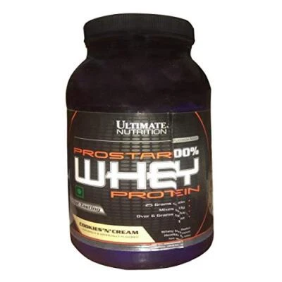 Proteína de suero en polvo Prostar 25 g de proteína - 30 porciones, galletas N crema Foto 1 de 4
