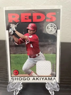 2021 Topps Series 1 1986 35th Anniversary Relic Card - Shogo Akiyama #86R-SA - Image 1 of 2