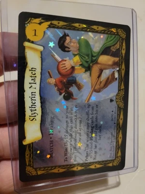 Slytherin Match Harry Potter Trading Card Game Rare Holo 2001 Vintage Wizards - Image 1 of 2