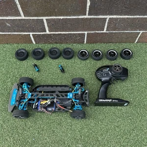 Tamiya Tt-01 Rc Auto Scala 1/10 Velineon VXL-3S 2,4 GHz TQi Controller - Foto 1 di 12
