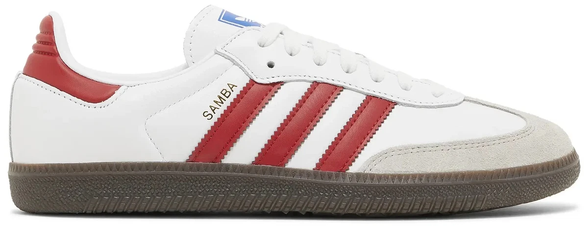 adidas Samba OG White Scarlet | eBay