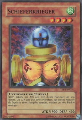 YuGiOh Schieferkrieger TP8-DE003 Super Rare Light Played unl. - Bild 1 von 2