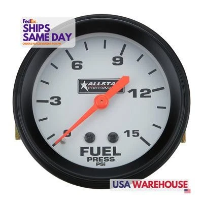 Allstar ALL80098, One Fuel Pressure Gauge 0-15Psi 2-5/8In Performance Parts - Image 1 of 4