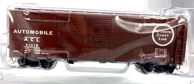 Red Caboose ho RR-38577-01Atlantic Coast red caboose Double Door Boxcar 1937 new - Image 1 of 4