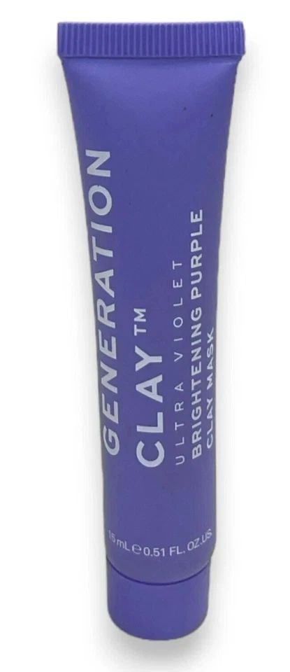 Generation Clay ULTRA VIOLET Brightening Purple Clay Mask -15 Ml./.51 FlOz - NEW - Image 1 of 1
