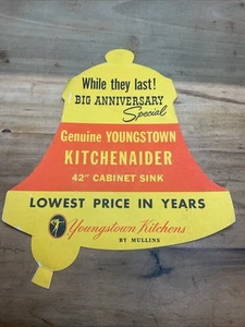 1950s Youngstown Kitchens Cabinet by Mullins Emblem Bell Advertisement B53 - Picture 1 of 3